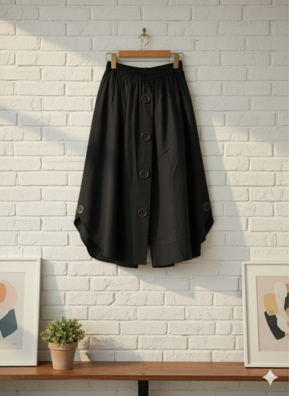 Button Bloom pant - Black