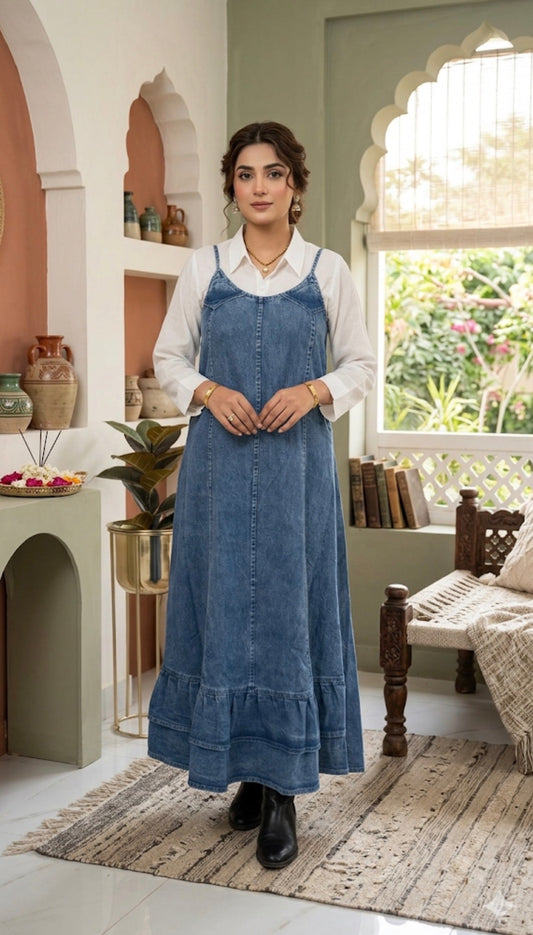 Denim Grace Modesty Gown - Light