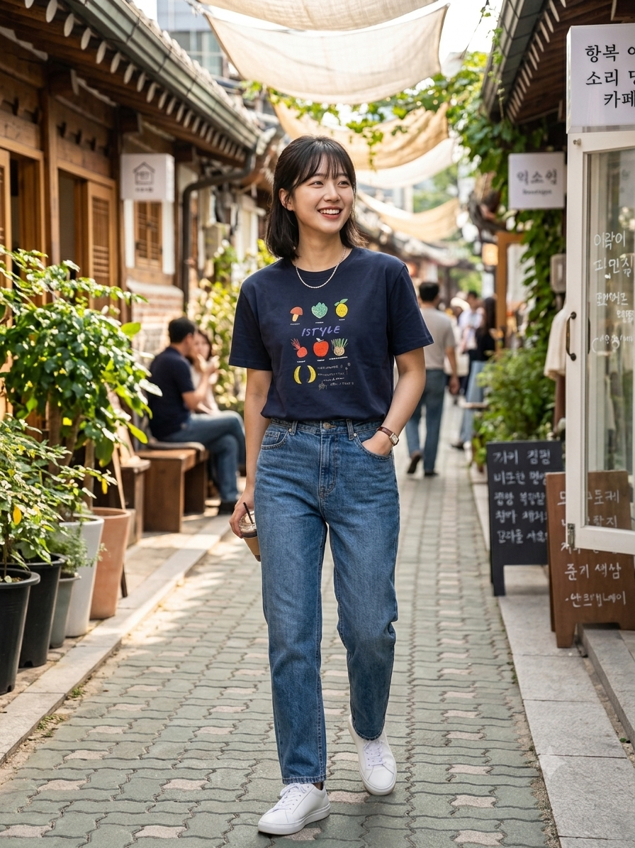 Cuddle Club Tee - Navy Blue