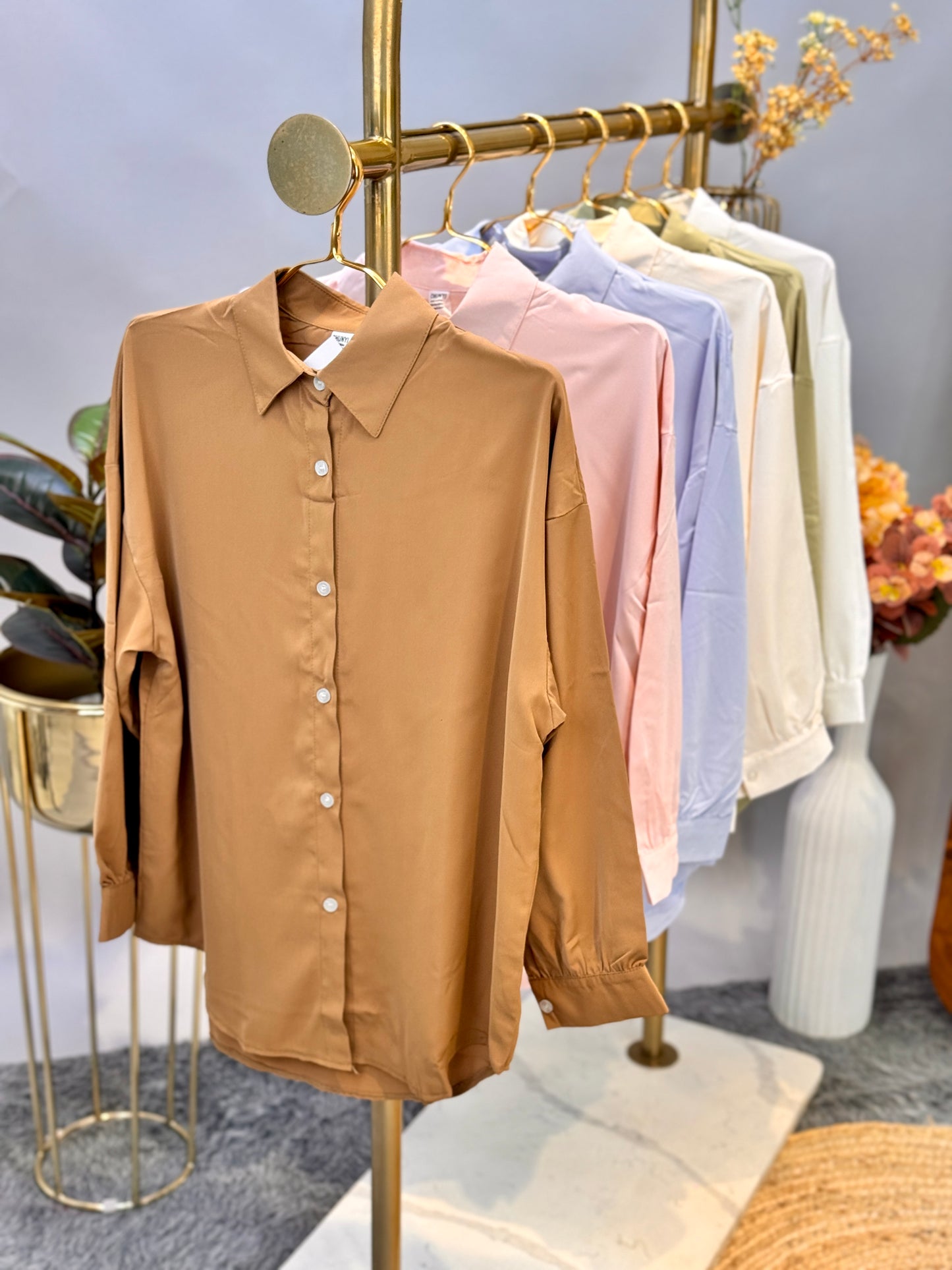 Oversized Button-down Shirts
