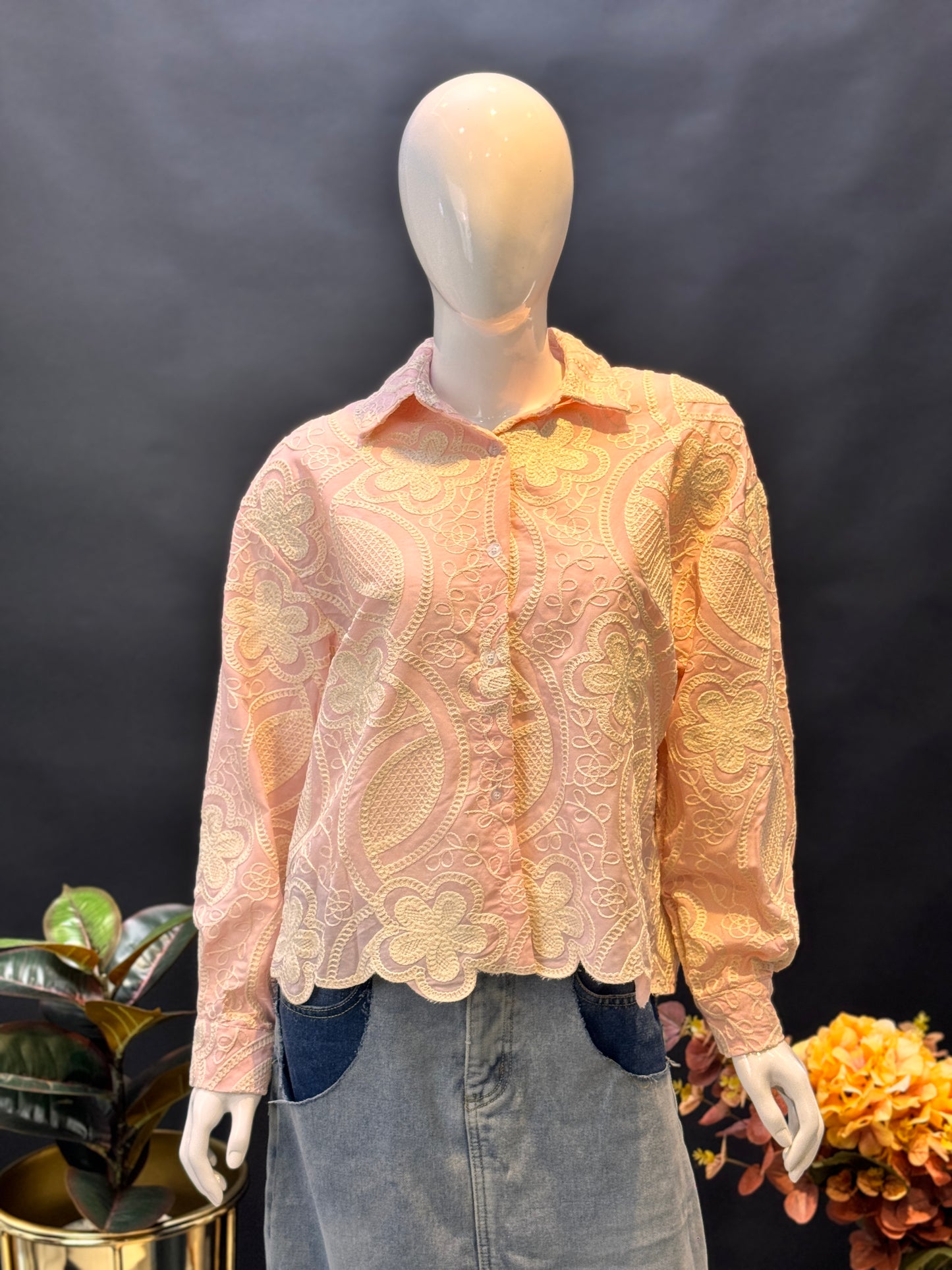 Floral Whisper Lace Shirt